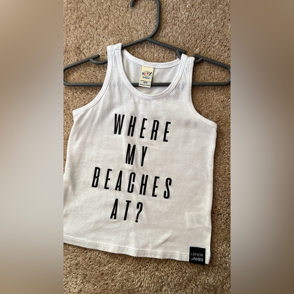 Lenox and James Tank “Where my beaches at?”